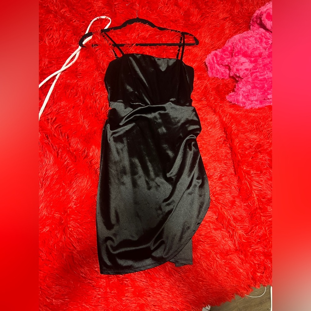 Black mini dress
